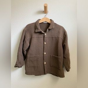 Kids Muslin Style Button Up